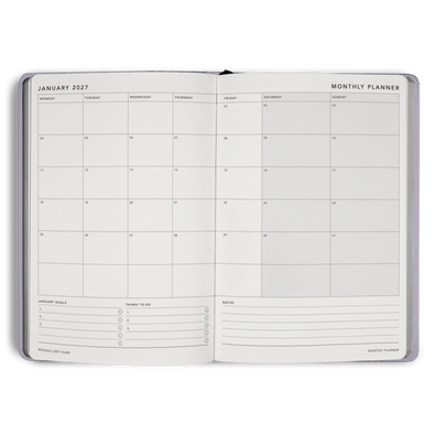 2027 Diary Weekly Spread A5