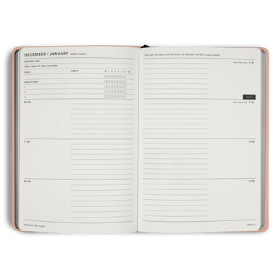 2027 Diary Weekly Spread A5