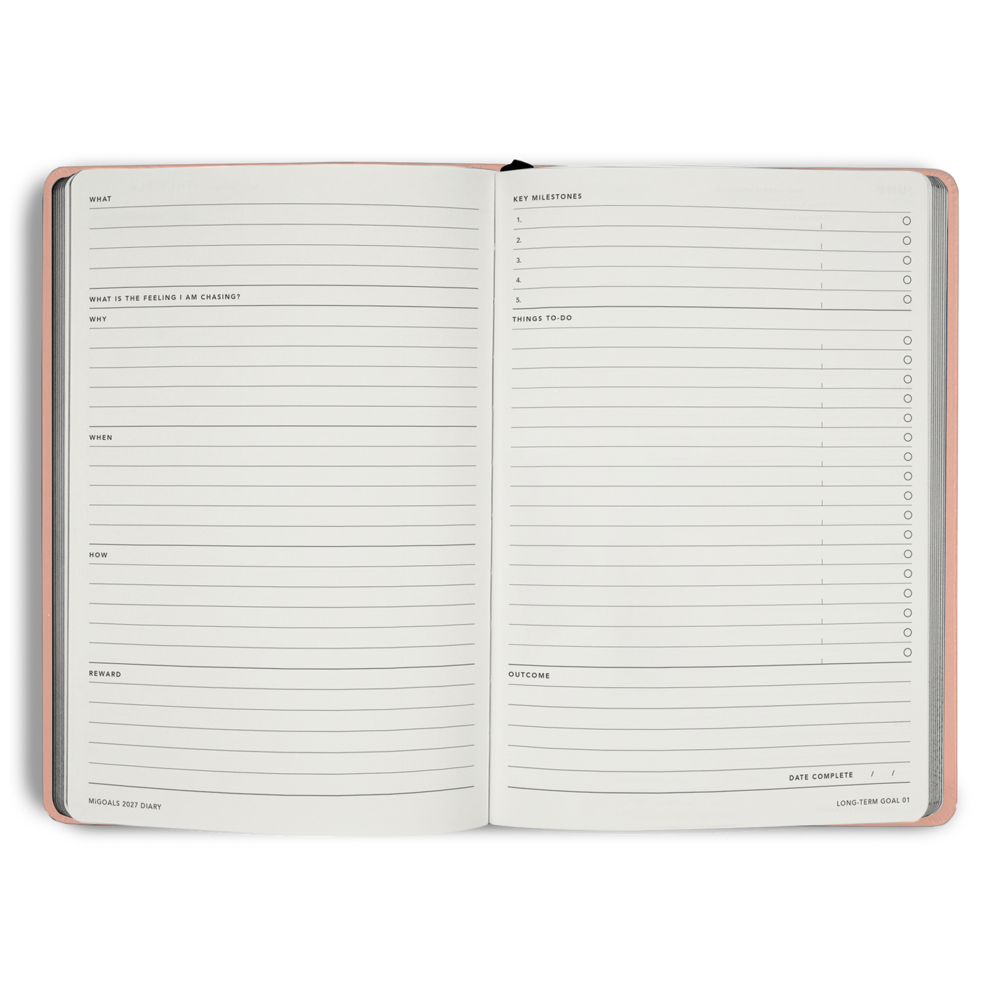 2027 Diary Weekly Spread A5