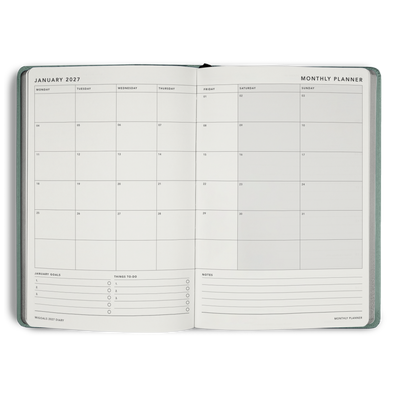 2027 Diary Weekly Spread A5