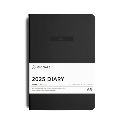 2025 Weekly Notes Diary A5