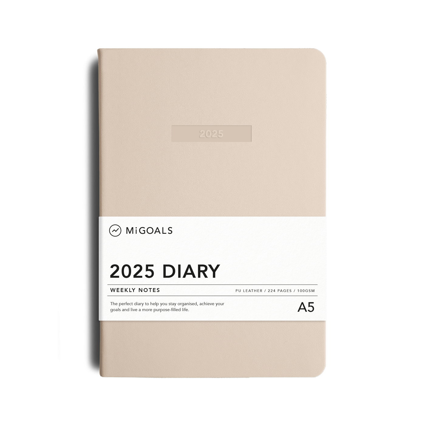 2025 Weekly Notes Diary A5