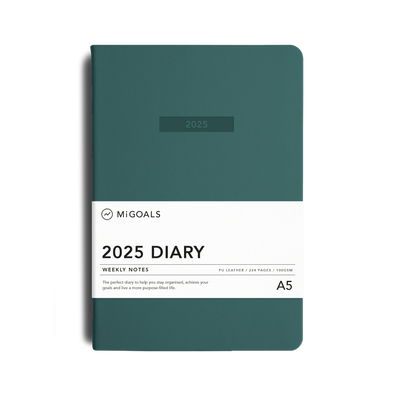 2025 Weekly Notes Diary A5