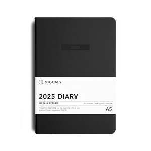 2025 Weekly Spread Diary A5