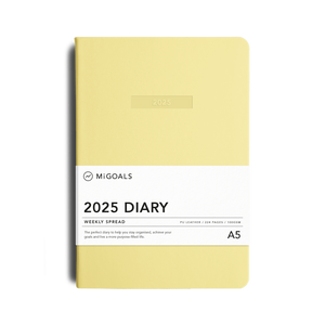 2025 Weekly Spread Diary A5