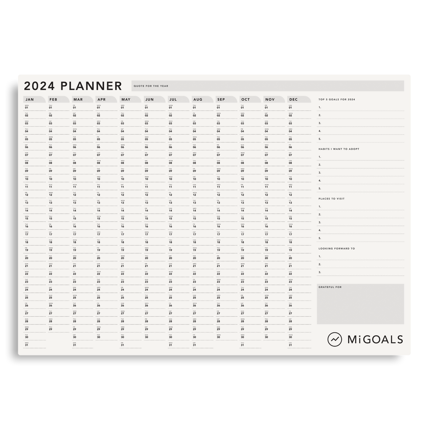 2024 Wall Planner