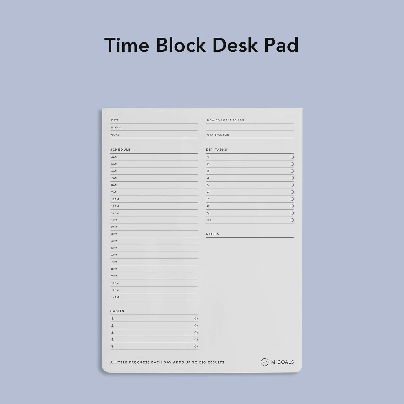 Time Block Pad
