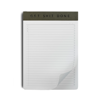 Get Shit Done Manifesto Pad A5