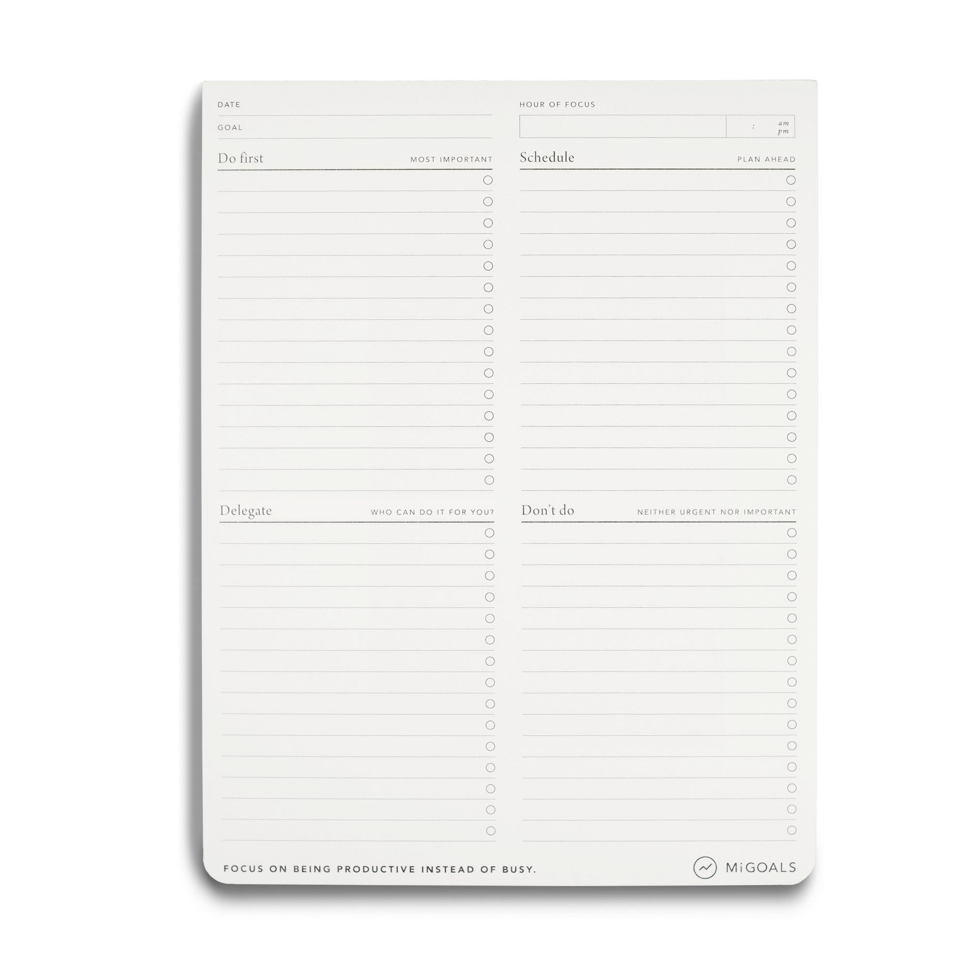 Focus Desk Pad