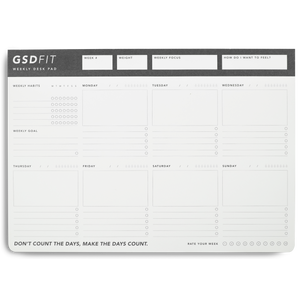 Migoals Best Seller - GSD FIT A4 Weekly Desk Pad